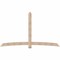 Ekena Millwork Bellingham Smooth Timber Gable Bracket, Douglas Fir, 108"W x 63"H x 3 1/2"D x 5 1/2"F, 14/12 Pitch GBW108X63X0406BEL00SDF - alternate 1
